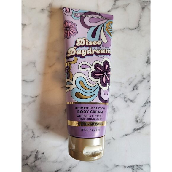 Bath & Body Works Disco Daydream Ultimate Hydration Body Cream 8 Oz Shea Butter - Picture 3 of 4
